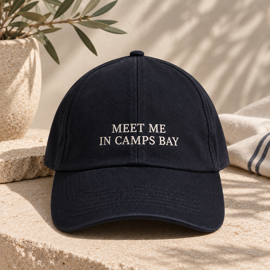 Meet Me in Camps Bay — your new favourite everyday cap.
